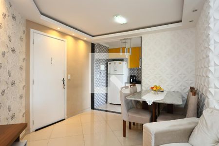 sala  de apartamento à venda com 3 quartos, 69m² em Jardim Henriqueta, Taboão da Serra