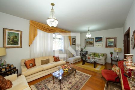 SALA de apartamento à venda com 4 quartos, 200m² em Anchieta, Belo Horizonte