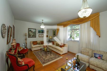 SALA de apartamento à venda com 4 quartos, 200m² em Anchieta, Belo Horizonte