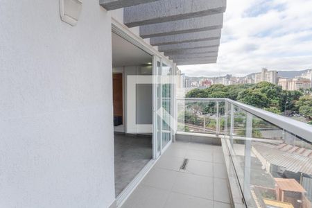 Varanda da Sala de apartamento à venda com 1 quarto, 108m² em Floresta, Belo Horizonte