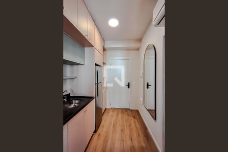 Cozinha de kitnet/studio para alugar com 1 quarto, 25m² em Vila Mariana, São Paulo
