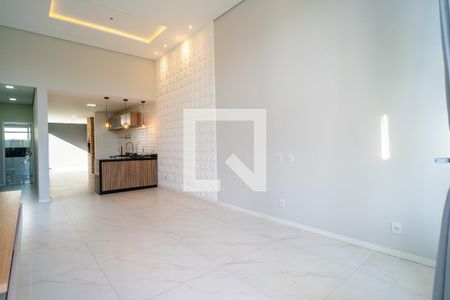 Sala de casa de condomínio para alugar com 3 quartos, 100m² em Parque São Bento, Sorocaba