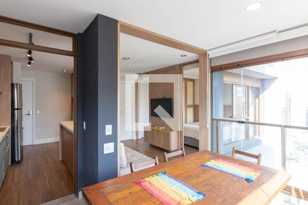 Sala de apartamento para alugar com 1 quarto, 47m² em Vila Nova Conceição, São Paulo