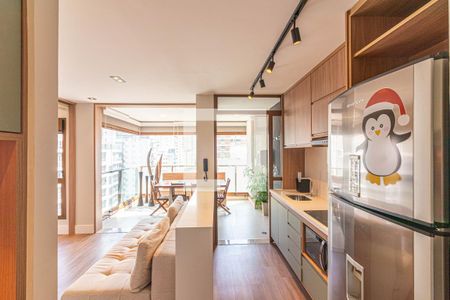 Sala de apartamento para alugar com 1 quarto, 47m² em Vila Nova Conceição, São Paulo