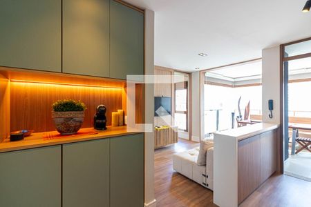 Sala de apartamento para alugar com 1 quarto, 47m² em Vila Nova Conceição, São Paulo