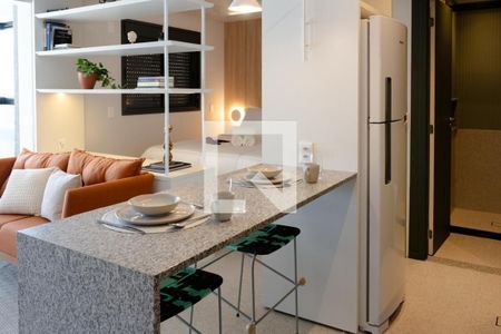 Sala de kitnet/studio para alugar com 1 quarto, 33m² em Jardim Esplanada, São José dos Campos