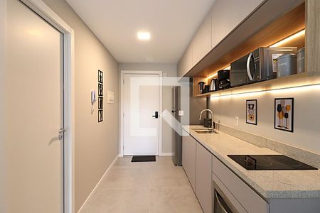Cozinha de apartamento para alugar com 1 quarto, 29m² em Auxiliadora, Porto Alegre