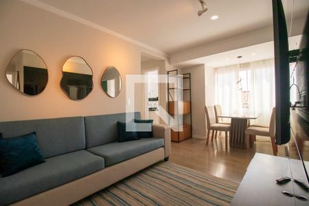 sala/ de apartamento para alugar com 2 quartos, 50m² em Uberaba, Curitiba