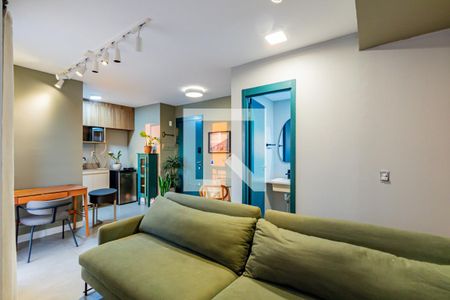 Sala de apartamento para alugar com 1 quarto, 40m² em Boaçava, São Paulo