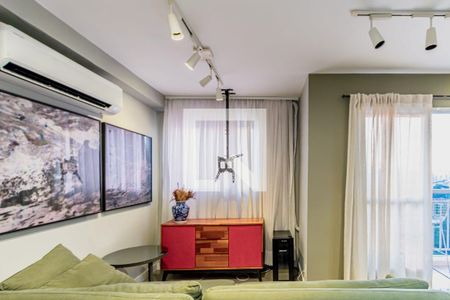 Sala de apartamento para alugar com 1 quarto, 40m² em Boaçava, São Paulo