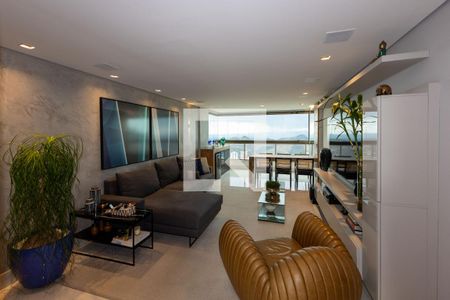 Sala 1 de apartamento para alugar com 2 quartos, 100m² em Vila da Serra, Nova Lima