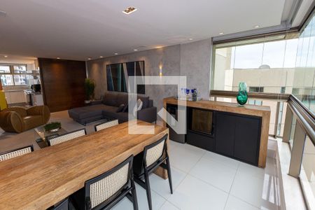 Varanda da Sala 1 de apartamento para alugar com 2 quartos, 100m² em Vila da Serra, Nova Lima