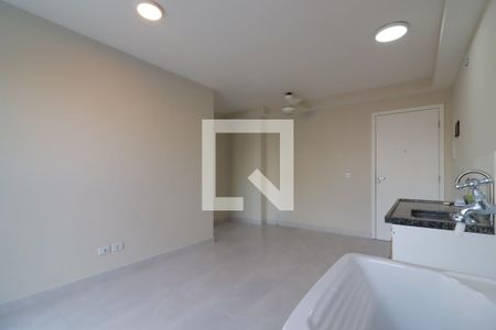 Sala/Cozinha e Área de Serviço de apartamento à venda com 1 quarto, 30m² em Vila Guilhermina, São Paulo