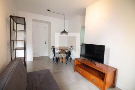 Sala / Sala de Jantar de apartamento para alugar com 1 quarto, 42m² em Brooklin, São Paulo