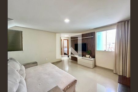Sala de apartamento à venda com 3 quartos, 128m² em Santa Monica, Belo Horizonte