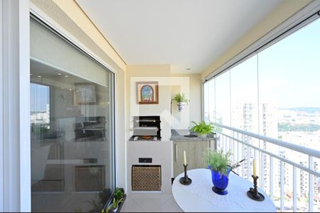 Varanda Gourmet de apartamento à venda com 3 quartos, 104m² em Vila Monte Alegre, São Paulo
