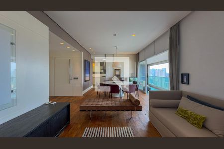 Sala de apartamento para alugar com 3 quartos, 167m² em Cidade Monções, São Paulo