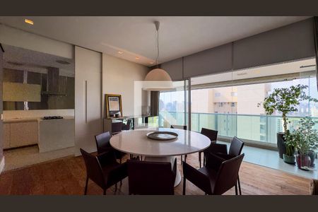 Sala de apartamento para alugar com 3 quartos, 167m² em Cidade Monções, São Paulo