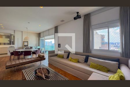 Sala de apartamento para alugar com 3 quartos, 167m² em Cidade Monções, São Paulo