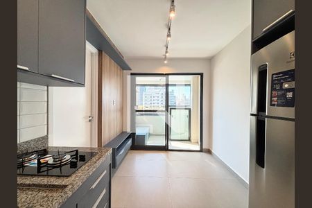 Sala/Cozinha de apartamento para alugar com 1 quarto, 25m² em Vila Olímpia, São Paulo