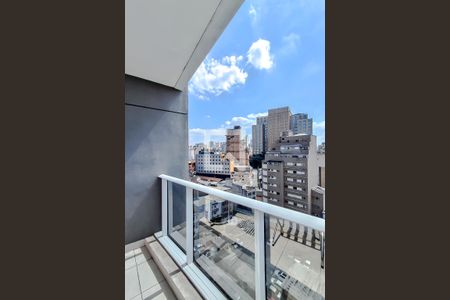 Varanda de kitnet/studio para alugar com 1 quarto, 24m² em Sé, São Paulo