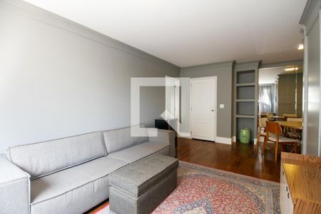 Sala de Estar e Jantar de apartamento para alugar com 3 quartos, 133m² em Cerqueira César, São Paulo