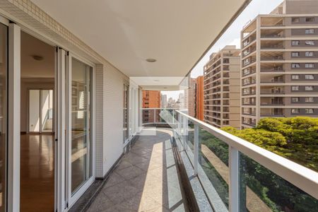 Sacada de apartamento para alugar com 3 quartos, 200m² em Indianópolis, São Paulo