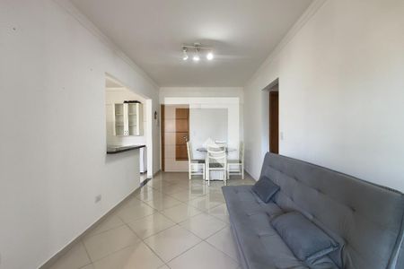Sala de apartamento para alugar com 1 quarto, 57m² em Guilhermina, Praia Grande