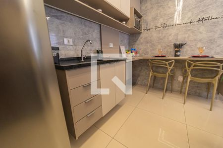 Cozinha de apartamento para alugar com 1 quarto, 32m² em Jardim Aricanduva, São Paulo