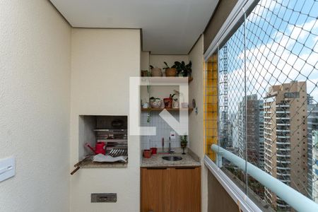 Varanda Gourmet de apartamento à venda com 3 quartos, 105m² em Perdizes, São Paulo