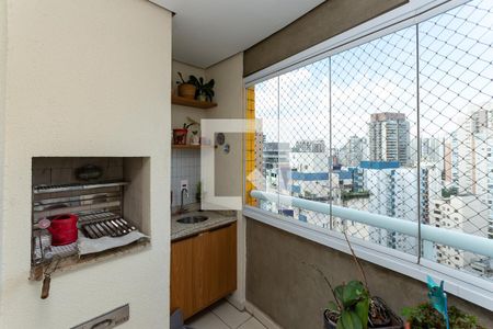 Varanda Gourmet de apartamento à venda com 3 quartos, 105m² em Perdizes, São Paulo