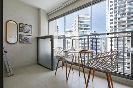 Studio - Varanda de apartamento para alugar com 1 quarto, 26m² em Pompeia, São Paulo