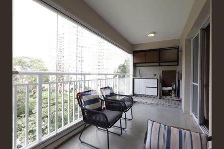 Varanda da Sala de apartamento para alugar com 2 quartos, 96m² em Morumbi, São Paulo