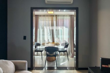 Sala de apartamento para alugar com 2 quartos, 55m² em Canto do Forte, Praia Grande