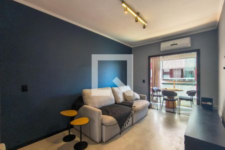 Sala de apartamento para alugar com 2 quartos, 55m² em Canto do Forte, Praia Grande