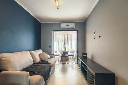 Sala de apartamento para alugar com 2 quartos, 55m² em Canto do Forte, Praia Grande