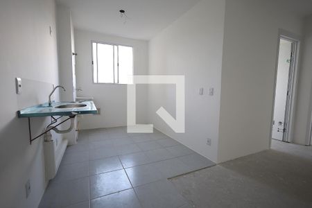Cozinha de apartamento à venda com 2 quartos, 38m² em Jd Ana Maria , Santo André