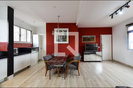 Sala Ambientes de apartamento à venda com 2 quartos, 80m² em Santo Antônio, Belo Horizonte