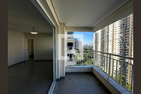 Varanda da Sala de apartamento para alugar com 1 quarto, 51m² em Jardim Esperanca, Barueri