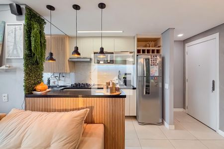 Cozinha e Área de Serviço de apartamento à venda com 2 quartos, 45m² em Cambuci, São Paulo