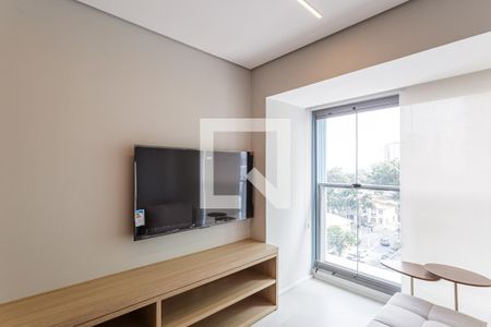 Sala/Cozinha de apartamento para alugar com 1 quarto, 35m² em Indianópolis, São Paulo