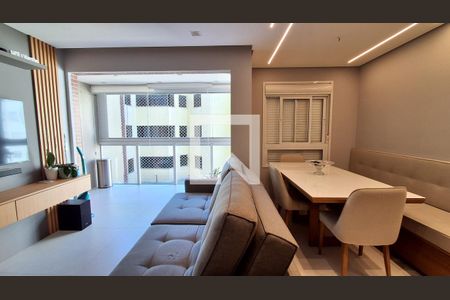 Sala de apartamento para alugar com 2 quartos, 71m² em Santa Paula, São Caetano do Sul