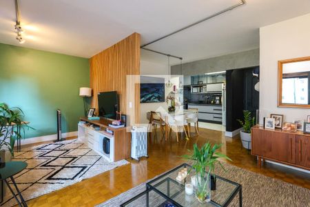 Sala de apartamento à venda com 2 quartos, 82m² em Real Parque, São Paulo