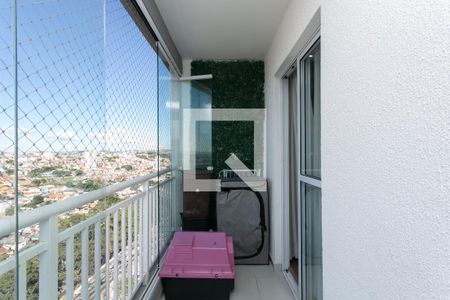 Varanda da Sala de apartamento à venda com 2 quartos, 47m² em Itaquera, São Paulo