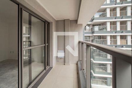 Varanda de kitnet/studio para alugar com 1 quarto, 29m² em Vila Clementino, São Paulo