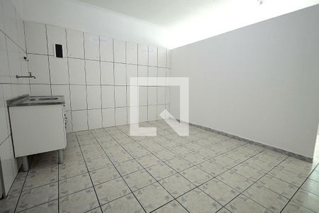 Sala e Cozinha de apartamento para alugar com 1 quarto, 48m² em Parque João Ramalho, Santo André