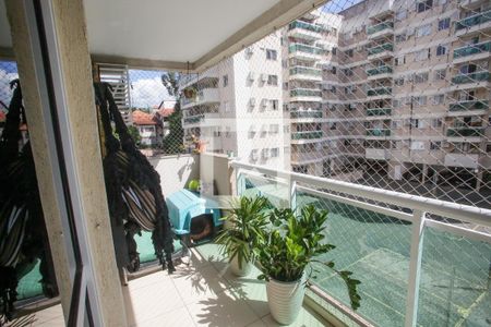 Varanda da Sala de apartamento para alugar com 3 quartos, 82m² em Taquara, Rio de Janeiro