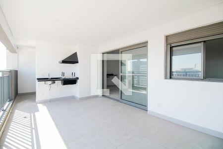 Varanda e Churrasqueira de apartamento à venda com 3 quartos, 125m² em Quarta Parada, São Paulo