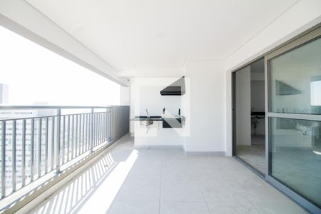 Varanda e Churrasqueira de apartamento à venda com 3 quartos, 125m² em Quarta Parada, São Paulo