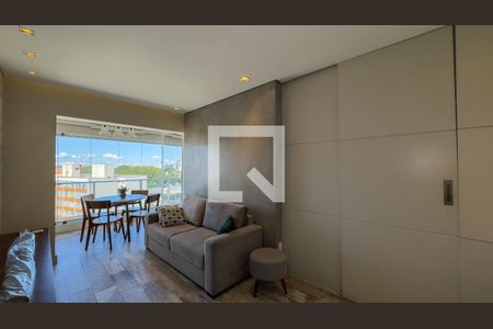 Sala de apartamento para alugar com 1 quarto, 47m² em Campo Belo, São Paulo